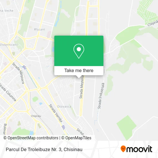 Карта Parcul De Troleibuze Nr. 3