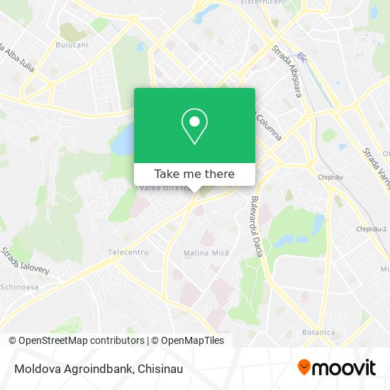 Moldova Agroindbank map