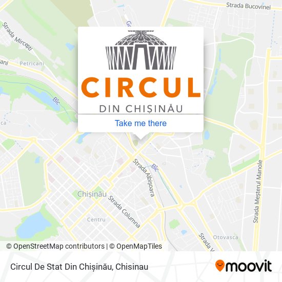 Circul De Stat Din Chișinău map