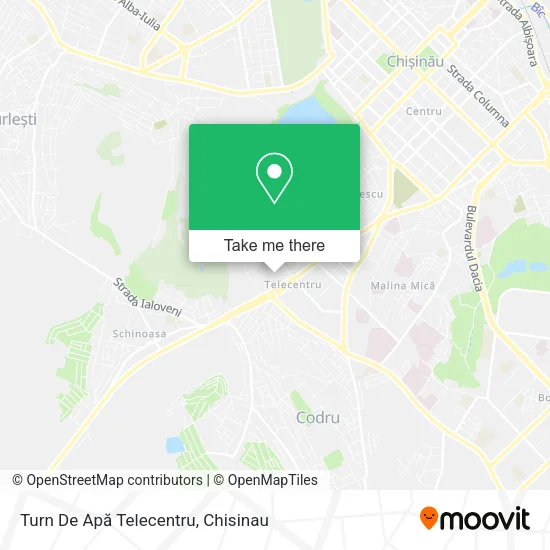 Карта Turn De Apă Telecentru