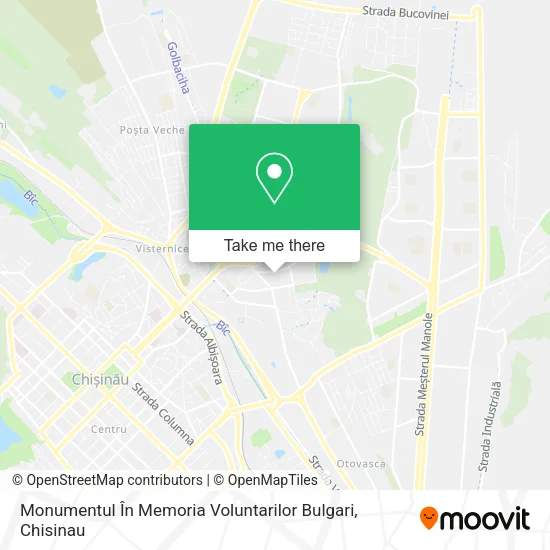 Карта Monumentul În Memoria Voluntarilor Bulgari