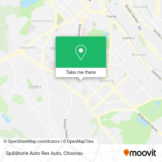 Карта Spălătorie Auto Rex Auto