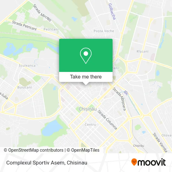 Complexul Sportiv Asem map