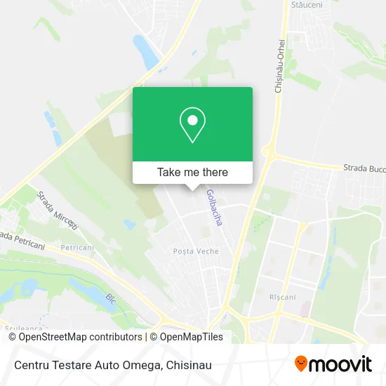 Карта Centru Testare Auto Omega