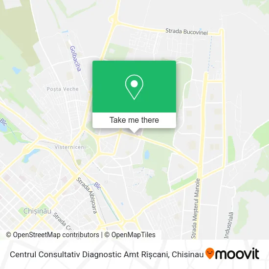 Карта Centrul Consultativ Diagnostic Amt Rîșcani