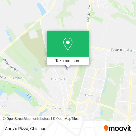 Карта Andy's Pizza