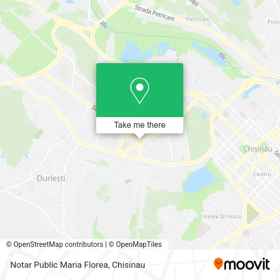 Карта Notar Public Maria Florea