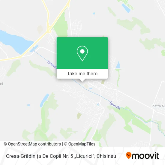 Creșa-Grădinița De Copii Nr. 5 „Licurici“ map