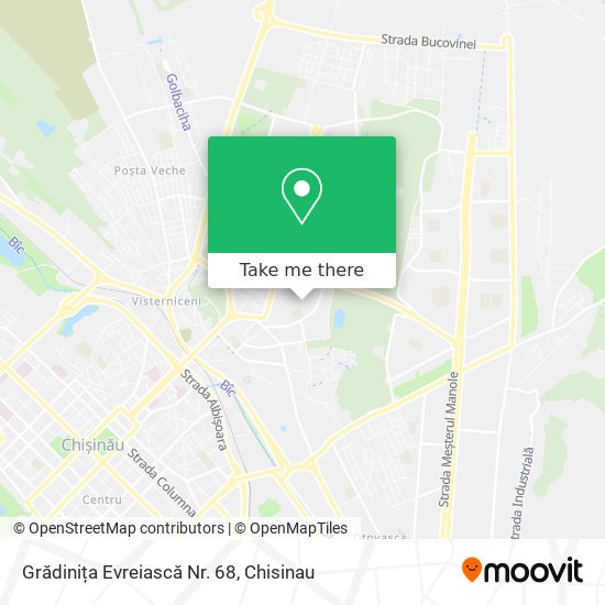 Карта Grădinița Evreiască Nr. 68