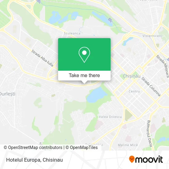 Карта Hotelul Europa