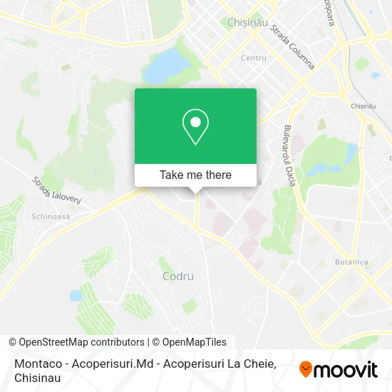 Карта Montaco - Acoperisuri.Md - Acoperisuri La Cheie