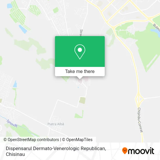 Dispensarul Dermato-Venerologic Republican map