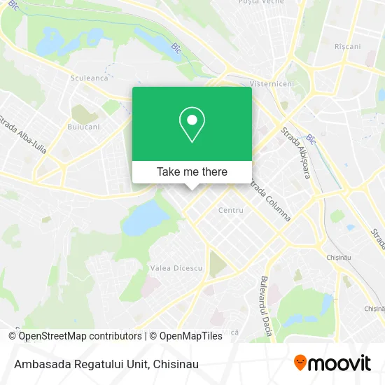 Карта Ambasada Regatului Unit