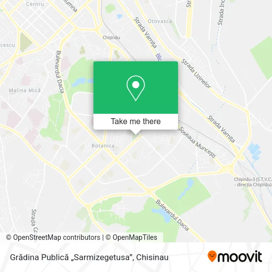 Карта Grădina Publică „Sarmizegetusa”