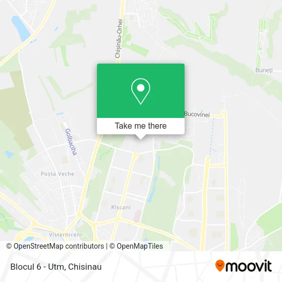 Blocul 6 - Utm map