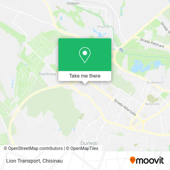 Карта Lion Transport