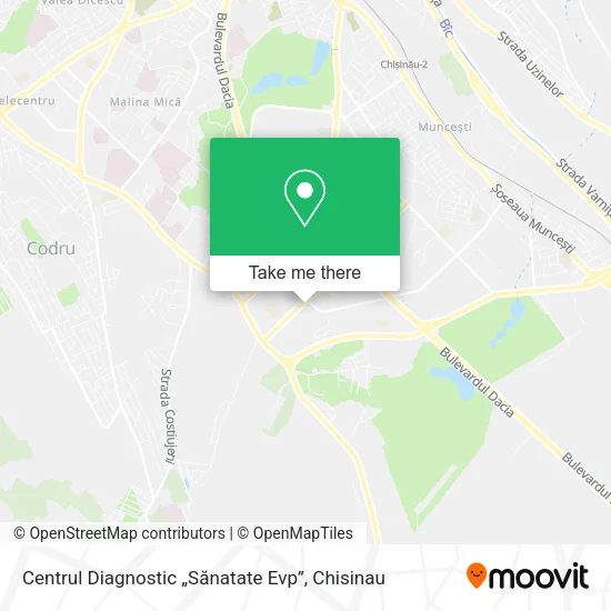Centrul Diagnostic „Sănatate Evp” map