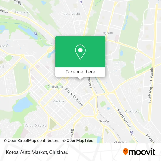 Карта Korea Auto Market