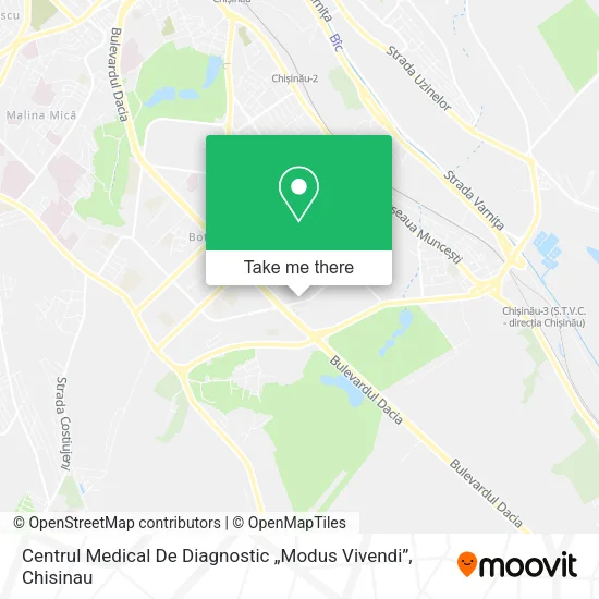 Centrul Medical De Diagnostic „Modus Vivendi” map