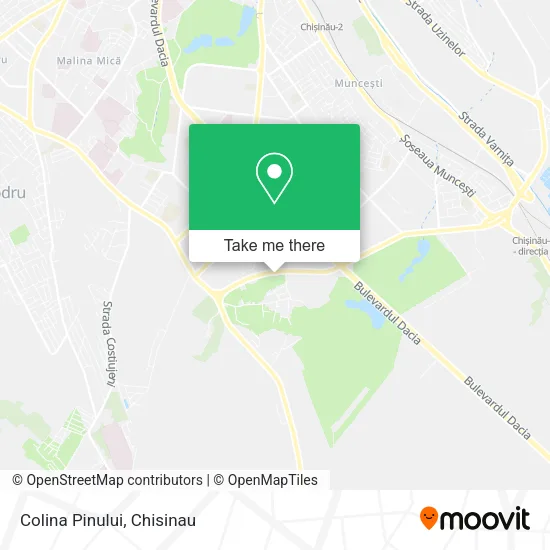 Colina Pinului map