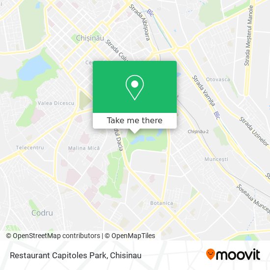 Restaurant Capitoles Park map