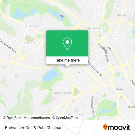 Budweiser Grill & Pub map