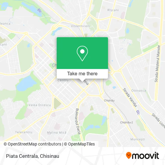 Карта Piata Centrala