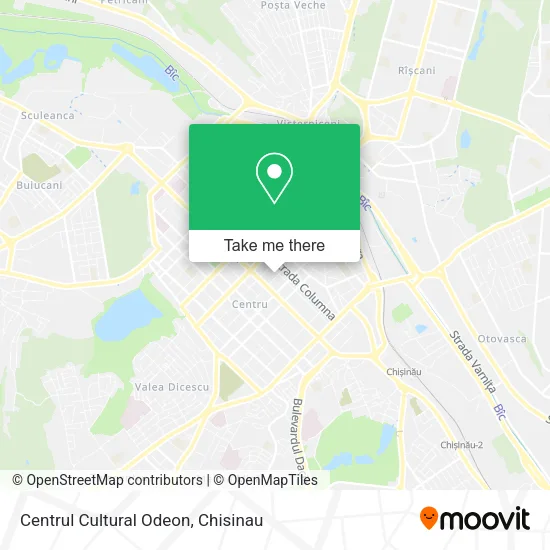 Centrul Cultural Odeon map