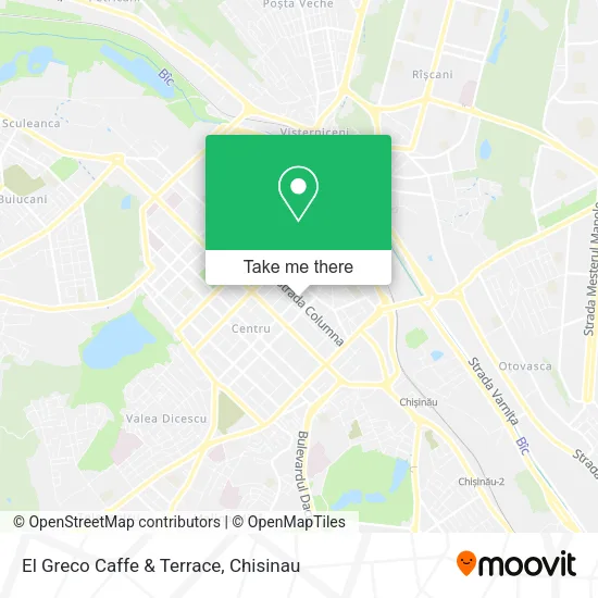 Карта El Greco Caffe & Terrace
