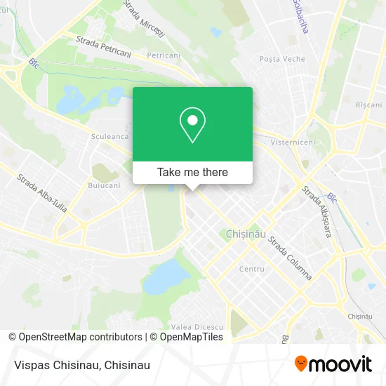 Карта Vispas Chisinau