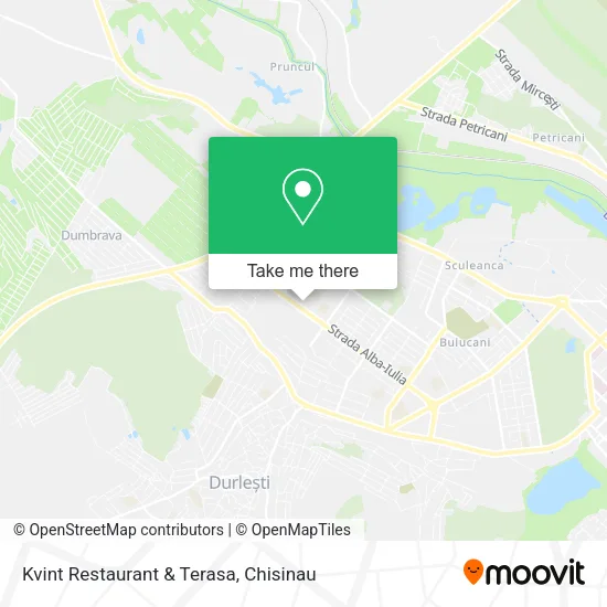 Карта Kvint Restaurant & Terasa