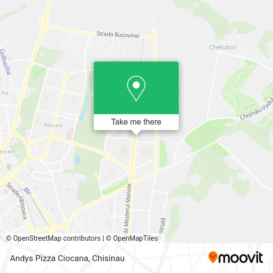 Andys Pizza Ciocana map
