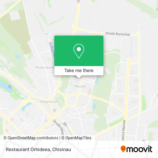 Карта Restaurant Orhideea