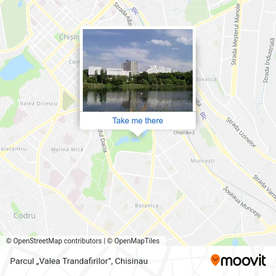 Карта Parcul „Valea Trandafirilor”