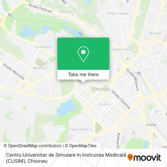 Centru Universitar de Simulare în Instruirea Medicală (CUSIM) map