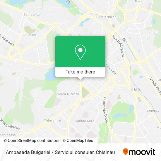 Ambasada Bulgariei / Serviciul consular map