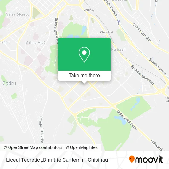 Liceul Teoretic „Dimitrie Cantemir” map