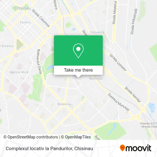 Карта Complexul locativ la Pandurilor