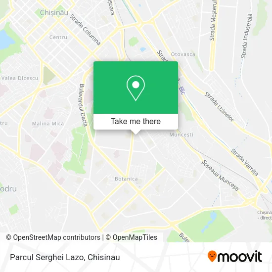 Карта Parcul Serghei Lazo