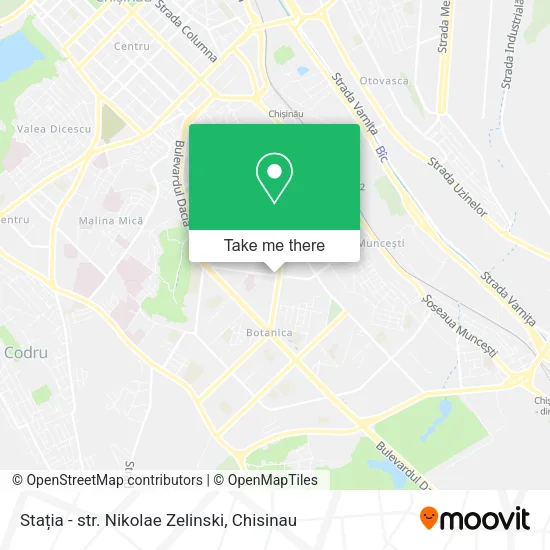 Карта Stația - str. Nikolae Zelinski