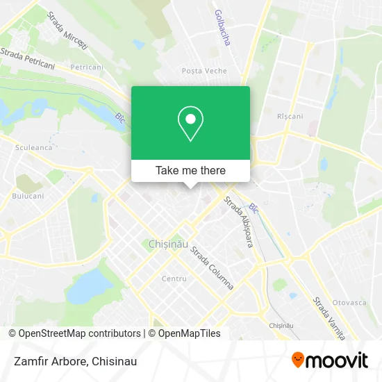 Карта Zamfir Arbore