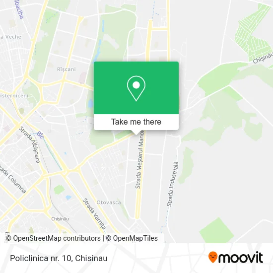 Карта Policlinica nr. 10