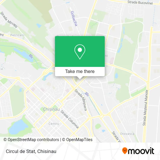 Карта Circul de Stat