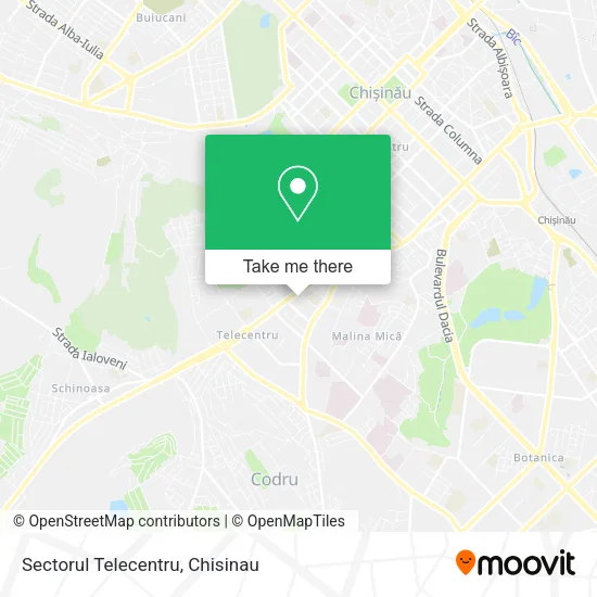 Карта Sectorul Telecentru