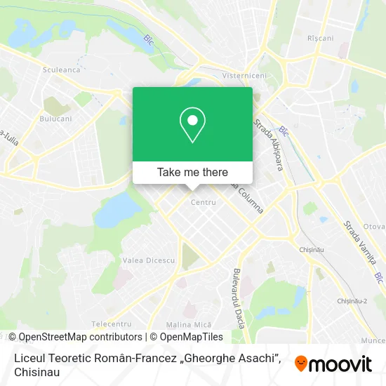Liceul Teoretic Român-Francez „Gheorghe Asachi” map