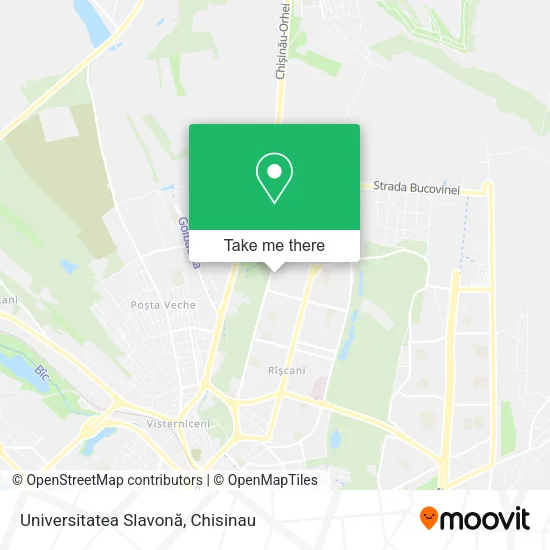 Карта Universitatea Slavonă