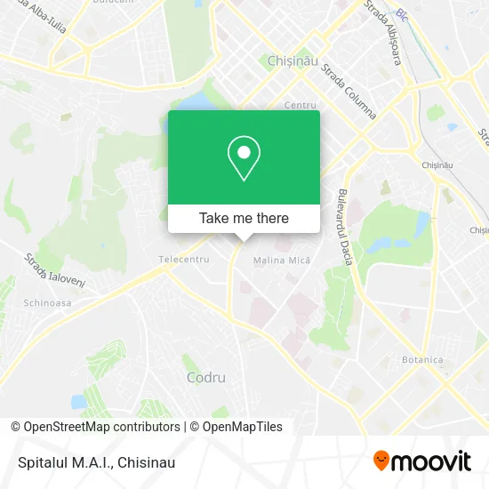 Spitalul M.A.I. map