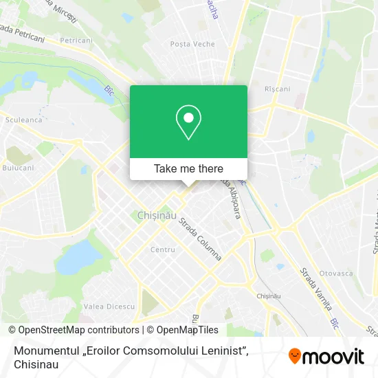 Карта Monumentul „Eroilor Comsomolului Leninist”