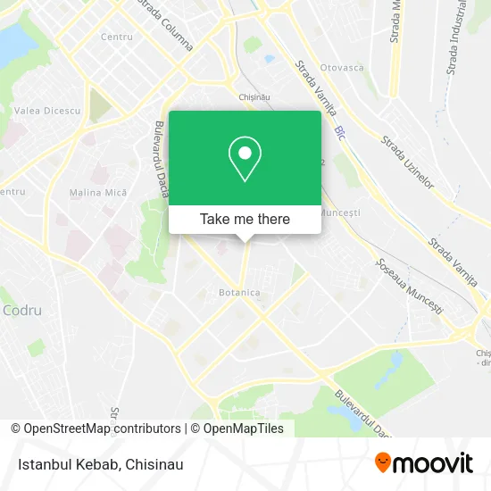 Карта Istanbul Kebab