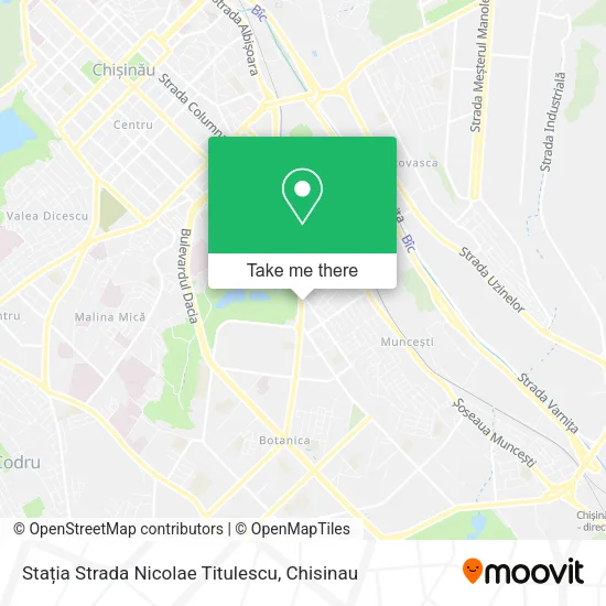 Карта Stația Strada Nicolae Titulescu